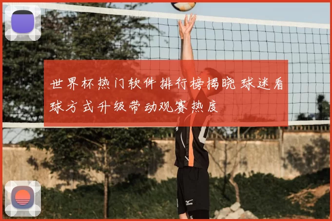 世界杯热门软件排行榜揭晓 球迷看球方式升级带动观赛热度